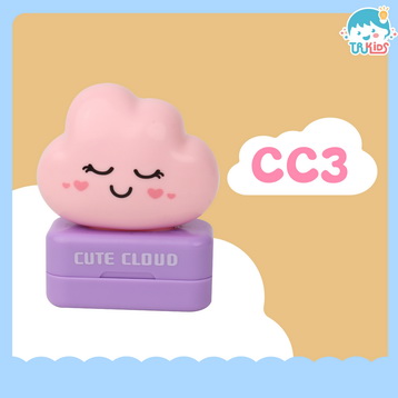 ตรายาง CC3 เมฆชมพู